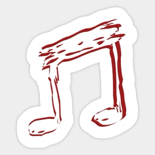 music note Sticker